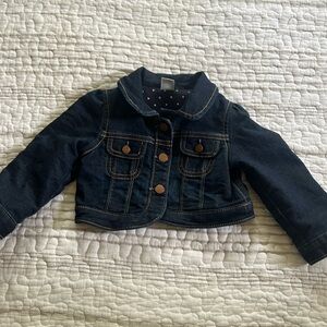 BabyGap Dark Denim Jacket, Size 12-18 Months